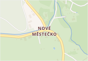 Nové Městečko v obci Dlouhá Ves - mapa části obce