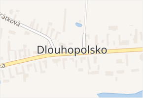 Dlouhopolsko v obci Dlouhopolsko - mapa části obce