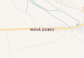 Nová Dobev v obci Dobev - mapa části obce