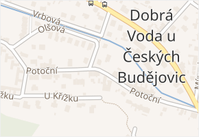 Potoční v obci Dobrá Voda u Českých Budějovic - mapa ulice