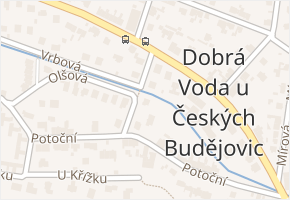 Spojovací v obci Dobrá Voda u Českých Budějovic - mapa ulice