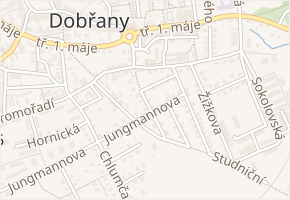 Havlíčkova v obci Dobřany - mapa ulice