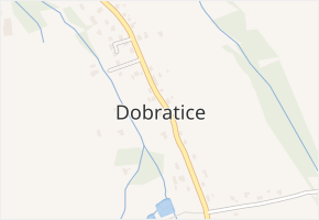 Dobratice v obci Dobratice - mapa části obce