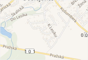 Vačkářova v obci Dobřejovice - mapa ulice