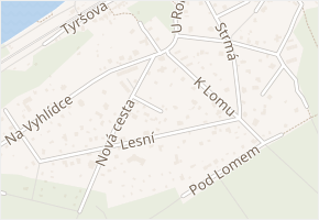 Ke Králům v obci Dobřichovice - mapa ulice