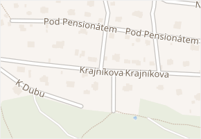 Krajníkova v obci Dobřichovice - mapa ulice