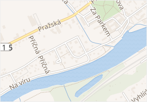 Nad Jezem v obci Dobřichovice - mapa ulice