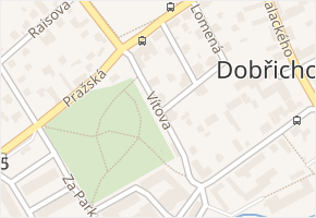 Vítova v obci Dobřichovice - mapa ulice