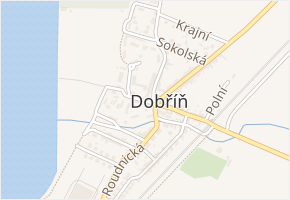 Horova v obci Dobříň - mapa ulice