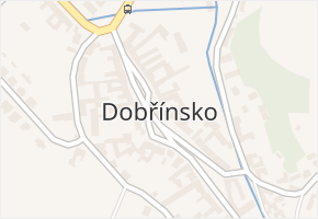 Dobřínsko v obci Dobřínsko - mapa části obce