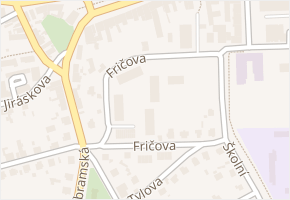Fričova v obci Dobříš - mapa ulice