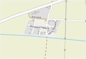 Jaroslava Foglara v obci Dobříš - mapa ulice