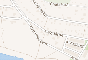 K Vodárně v obci Dobříš - mapa ulice