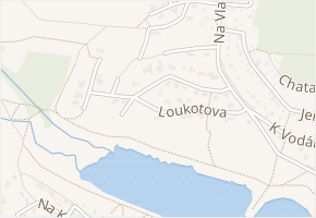 Loukotova v obci Dobříš - mapa ulice
