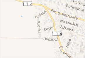 Luční v obci Dobříš - mapa ulice