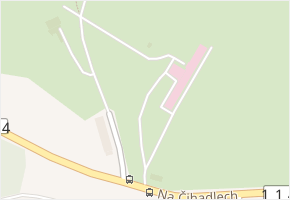 Na Čihadlech v obci Dobříš - mapa ulice