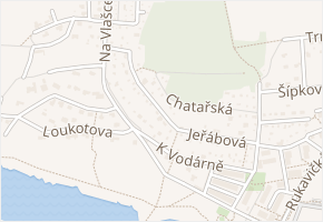 Na Větrníku v obci Dobříš - mapa ulice