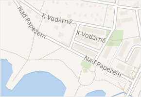 Nad Papežem v obci Dobříš - mapa ulice