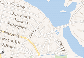 Truhlářská v obci Dobříš - mapa ulice