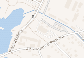 U Pivovaru v obci Dobříš - mapa ulice
