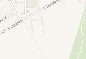 V Lipkách v obci Dobříš - mapa ulice