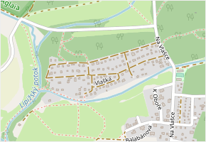 Vlaška v obci Dobříš - mapa ulice
