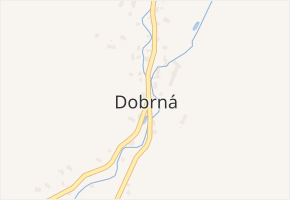 Dobrná v obci Dobrná - mapa části obce