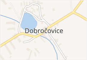 Dobročovice v obci Dobročovice - mapa části obce