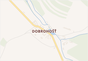 Dobrohošť v obci Dobrohošť - mapa části obce