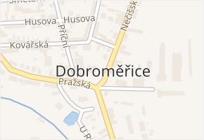 Dobroměřice v obci Dobroměřice - mapa části obce