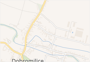 Komenského v obci Dobromilice - mapa ulice