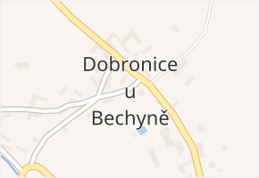 Dobronice u Bechyně v obci Dobronice u Bechyně - mapa části obce
