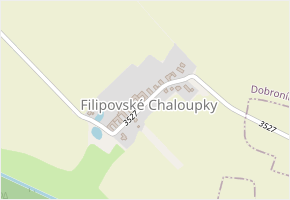 Filipovské Chaloupky v obci Dobronín - mapa ulice
