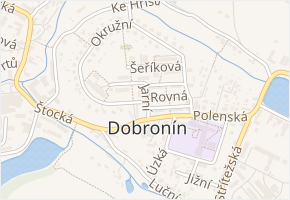 Okružní v obci Dobronín - mapa ulice