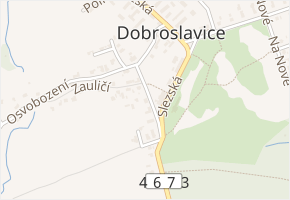 Pod Kovárnou v obci Dobroslavice - mapa ulice