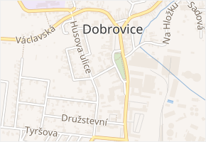Fučíkova v obci Dobrovice - mapa ulice