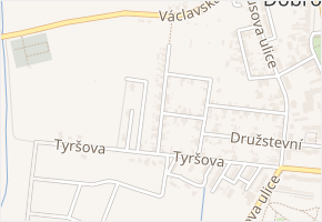 Mudrochova v obci Dobrovice - mapa ulice