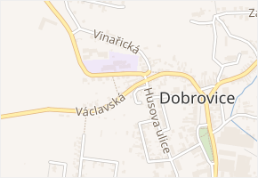 Václavská v obci Dobrovice - mapa ulice
