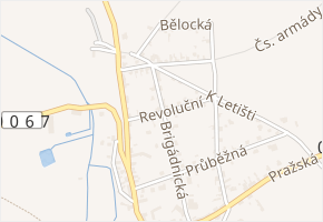 Revoluční v obci Dobrovíz - mapa ulice