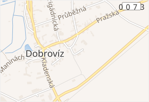 Škola v obci Dobrovíz - mapa ulice