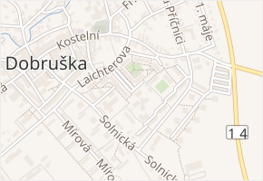 Orlická v obci Dobruška - mapa ulice