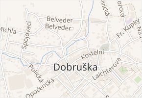 Poddomí v obci Dobruška - mapa ulice