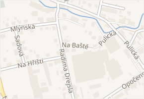 Radima Drejsla v obci Dobruška - mapa ulice