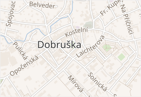 Šubertovo nám. v obci Dobruška - mapa ulice