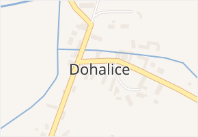 Dohalice v obci Dohalice - mapa části obce
