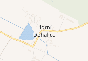 Horní Dohalice v obci Dohalice - mapa části obce