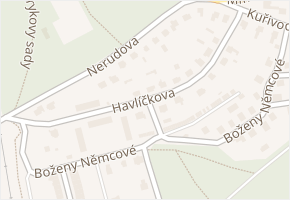 Havlíčkova v obci Doksy - mapa ulice