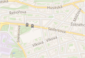 Seifertova v obci Doksy - mapa ulice