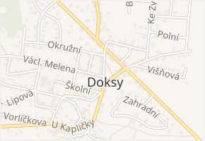 Ant. Bureše v obci Doksy - mapa ulice