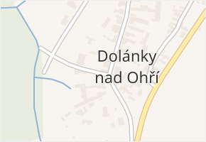 Dolánky nad Ohří v obci Dolánky nad Ohří - mapa části obce